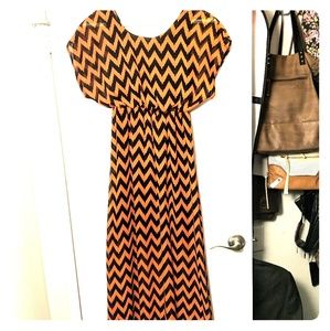 PINC Chevron Maxi Dress